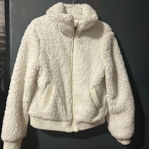 American Rag Cream Teddy Jacket